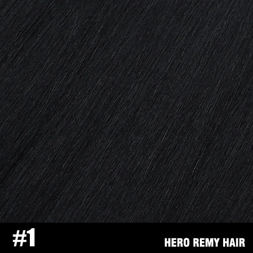 Hero Remy Hair Clip-In Extensions – 100% Real Remy Human Hair | 90g-120g Full Head 7PCS (16"-22") glendale