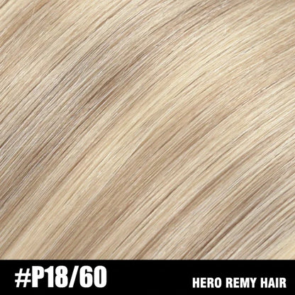 Hero Remy Hair Clip-In Extensions – 100% Real Remy Human Hair | 90g-120g Full Head 7PCS (16"-22") glendale