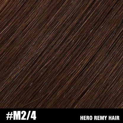 Hero Remy Hair Clip-In Extensions – 100% Real Remy Human Hair | 90g-120g Full Head 7PCS (16"-22") glendale