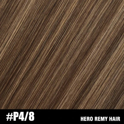 Hero Remy Hair Clip-In Extensions – 100% Real Remy Human Hair | 90g-120g Full Head 7PCS (16"-22") glendale