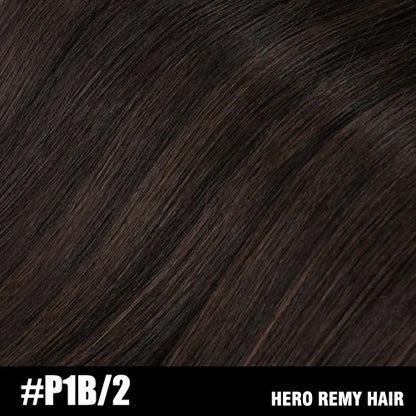 Hero Remy Hair Clip-In Extensions – 100% Real Remy Human Hair | 90g-120g Full Head 7PCS (16"-22") glendale