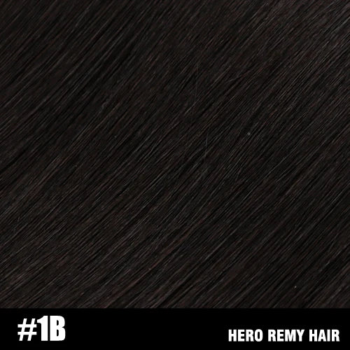 Hero Remy Hair Clip-In Extensions – 100% Real Remy Human Hair | 90g-120g Full Head 7PCS (16"-22") glendale