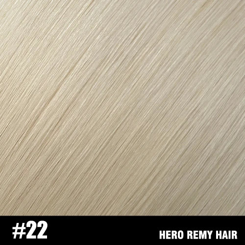 Hero Remy Hair Clip-In Extensions – 100% Real Remy Human Hair | 90g-120g Full Head 7PCS (16"-22") glendale