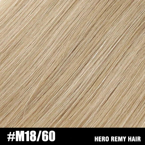 Hero Remy Hair Clip-In Extensions – 100% Real Remy Human Hair | 90g-120g Full Head 7PCS (16"-22") glendale