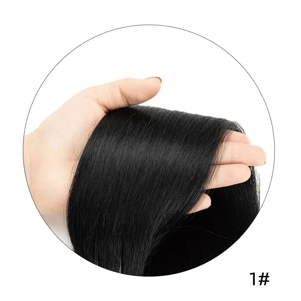 140-240G Clip-In Human Hair Extensions – 100% Remy Brazilian Straight Hair | Full Head Volume (14"-24")