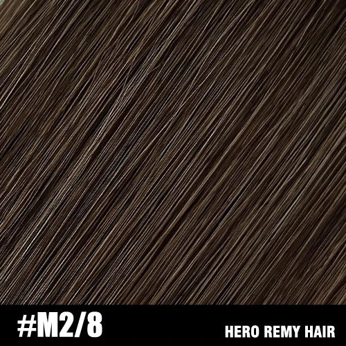 Hero Remy Hair Clip-In Extensions – 100% Real Remy Human Hair | 90g-120g Full Head 7PCS (16"-22") glendale