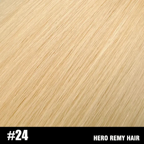 Hero Remy Hair Clip-In Extensions – 100% Real Remy Human Hair | 90g-120g Full Head 7PCS (16"-22") glendale