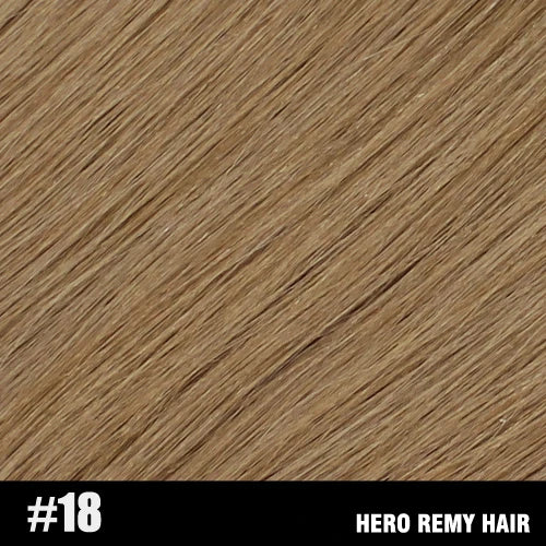 Hero Remy Hair Clip-In Extensions – 100% Real Remy Human Hair | 90g-120g Full Head 7PCS (16"-22") glendale