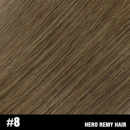 Hero Remy Hair Clip-In Extensions – 100% Real Remy Human Hair | 90g-120g Full Head 7PCS (16"-22") glendale